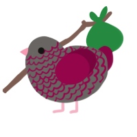 (unnamed), a grey and maroon chicken with a lace pattern