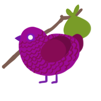 (unnamed), a plum and wine chicken with a lace pattern