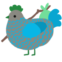 (unnamed), a ash and cerulean chicken with a lace pattern