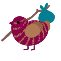 (unnamed), a maroon and brown chicken with a bar pattern