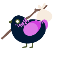 (unnamed), a tumblr and orchid chicken with a neck-speckle pattern