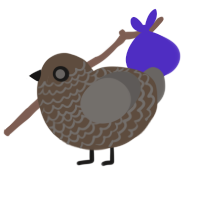 Mortis, a bark and grey chicken with a lace pattern