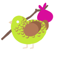 keylime, a lime and brown chicken with a half-lace pattern