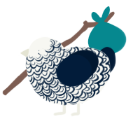 (unnamed), a white and tumblr chicken with a double-lace pattern
