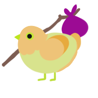 (unnamed), a lemon and honey chicken with a head pattern