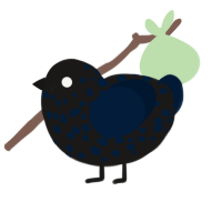 sable xyx, a sable and tumblr chicken with a speckle pattern
