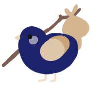 (unnamed), a navy and beige chicken