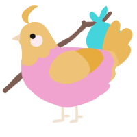 (unnamed), a pink and honey chicken with a head pattern