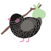 (unnamed), a sable and grey chicken with a lace pattern
