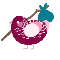 (unnamed), a maroon and rose chicken with a half-lace pattern