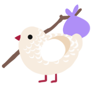 (unnamed), a cream chicken with a half-lace pattern