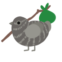 (unnamed), a grey and ash chicken with a bar pattern
