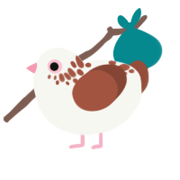 (unnamed), a white and russet chicken with a neck-speckle pattern