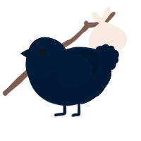 Secrets, a tumblr chicken with a head pattern
