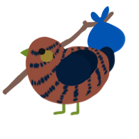 (unnamed), a russet and tumblr chicken with a bar pattern
