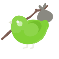 (unnamed), a grass chicken with a head pattern