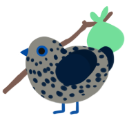(unnamed), a ash and tumblr chicken with a speckle pattern