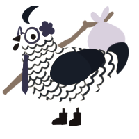 employment, a cream and tumblr chicken with a lace pattern