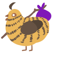 (unnamed), a honey and bark chicken with a bar pattern