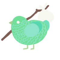 (unnamed), a spring and mint chicken with a lace pattern