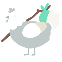 (unnamed), a silver and white chicken with a head pattern