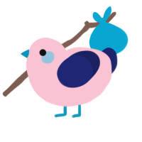 unnamed, a rose and navy chicken