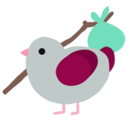 Splat, a silver and maroon chicken