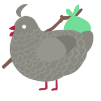 Bejewelled, a ash chicken with a lace pattern