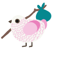 (unnamed), a white and pink chicken with a lace pattern