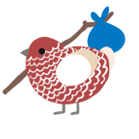 (unnamed), a red and cream chicken with a lace pattern