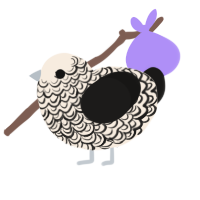 (unnamed), a cream and sable chicken with a double-lace pattern