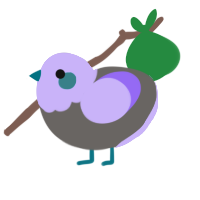 (unnamed), a grey and lilac chicken with a head pattern