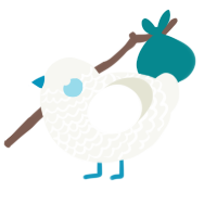 (unnamed), a white chicken with a lace pattern
