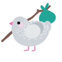 Silver, a mist chicken with a half-lace pattern