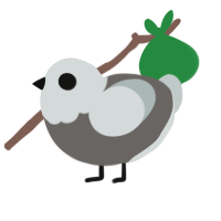 Bugger, a grey and silver chicken with a head pattern