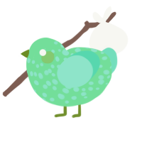 Bouquet Garni, a spring and mint chicken with a speckle pattern