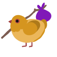 (unnamed), a honey and ochre chicken with a head pattern