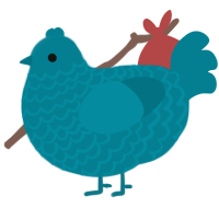 A sea chicken with a lace pattern