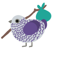 (unnamed), a mist and overcast chicken with a lace pattern