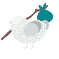 Whipped Cream, a white and silver chicken with a lace pattern