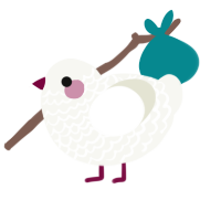 Spectrum Original, a white chicken with a lace pattern