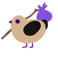 (unnamed), a beige and black chicken