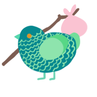 nubs, a teal and spring chicken with a lace pattern