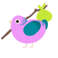 (unnamed), a lavender and sea chicken with a neck-band pattern