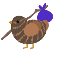 (unnamed), a bark and brown chicken with a bar pattern