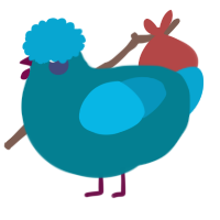 (unnamed), a sea and cerulean chicken