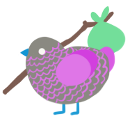 (unnamed), a ash and orchid chicken with a lace pattern