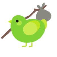Greeble, a grass and lime chicken