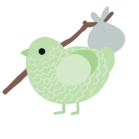 Guppy, a gluppy chicken with a lace pattern