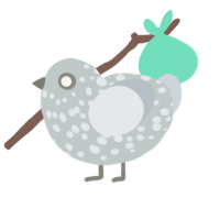 (unnamed), a silver and mist chicken with a speckle pattern